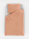 Kvalitex Lazacszínű pamut bölcsőágynemű