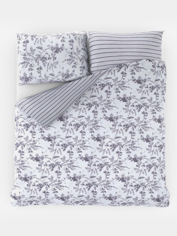 Kvalitex Francia pamut ágynemű PROVENCE COLLECTION 220x200, 70x90cm MONTERA szürke