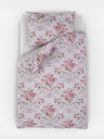 Kvalitex Francia pamut bölcsőágynemű PROVENCE COLLECTION 200x200, 70x90cm CLER rózsaszínű