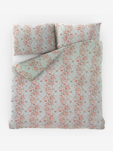 Kvalitex Francia pamut ágynemű Provence Collection 220x200, 70x90cm Rosalie zöld Qualitex Qualitex