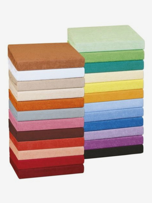 Kvalitex Frottír lepedő 140x200cm citrus Kvalitex