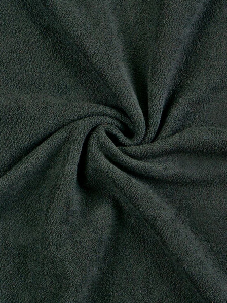 Kvalitex Froté lepedő 220x200cm fekete Kvalitex