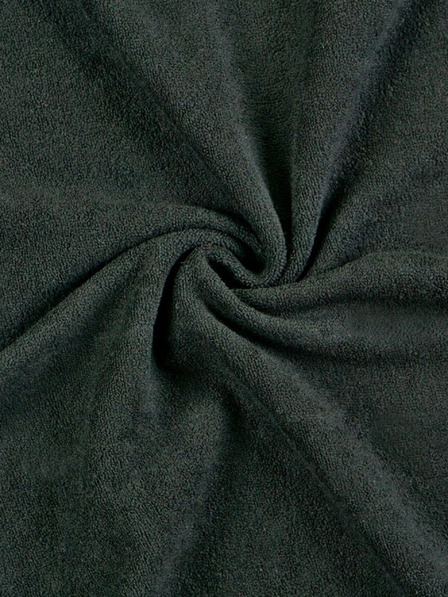 Kvalitex Froté lepedő egyszemélyes 90x200cm fekete Kvalitex