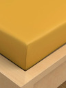 Kvalitex Pamut lepedő 150x230cm sárga