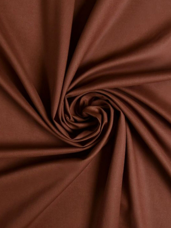 Kvalitex Pamut sztreccs lepedő 90x200cm sötétbarna Kvalitex