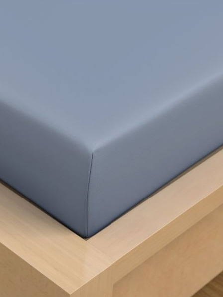 Kvalitex Pamut lepedő 150x230cm kék