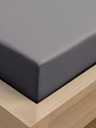 Kvalitex Jersey lepedő lycra egyágyas 90x200cm sötétszürke Kvalitex