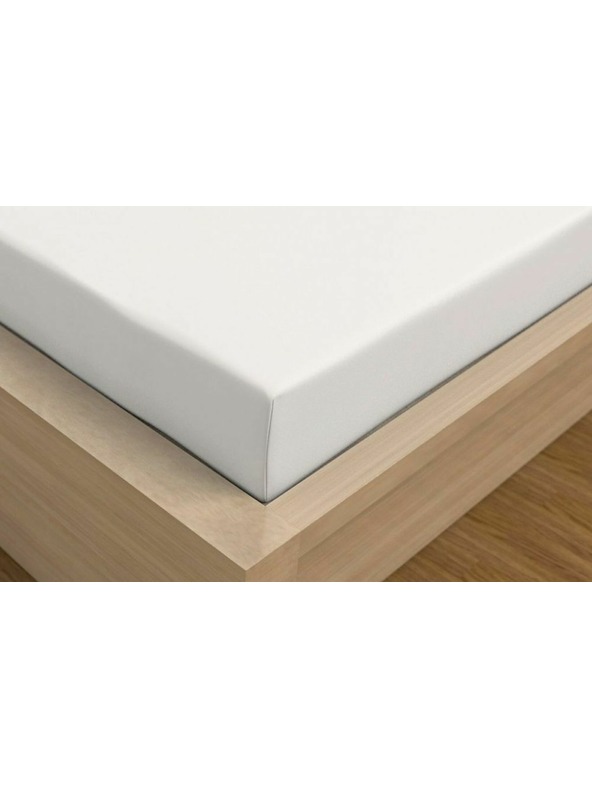 Kvalitex Jersey gumis lepedő lycra szállal 220x200cm fehér Kvalitex