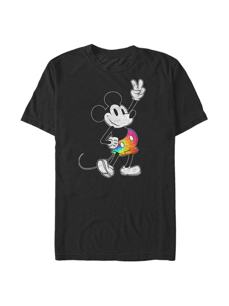 ZOOT.Fan Fekete Férfi Disney Classics Tie Dye Mickey Stroked póló