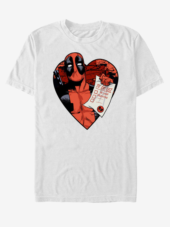 ZOOT.Fan Fehér Unisex Marvel Deadpool lista póló