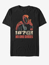 ZOOT.Fan Fekete unisex Marvel No One Cares póló