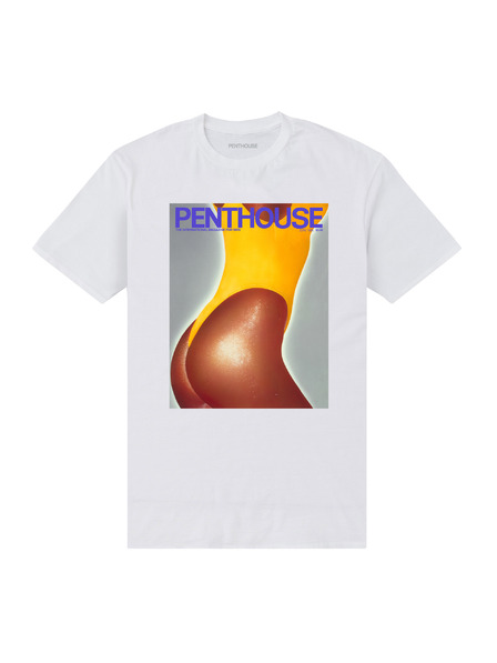 ZOOT.Fan Fehér póló Penthouse Penthouse Penthouse 1986-os címlap