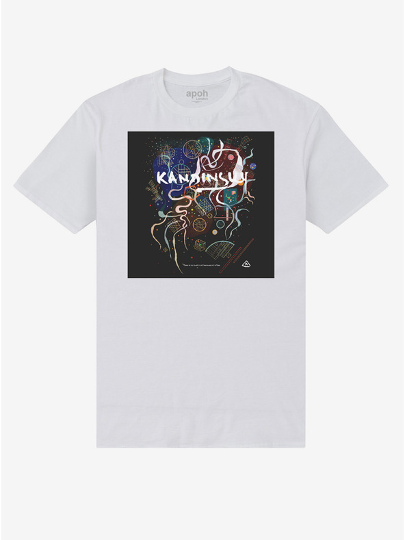 ZOOT.Fan Fehér póló apoh London apoh Kandinsky Art Is Free