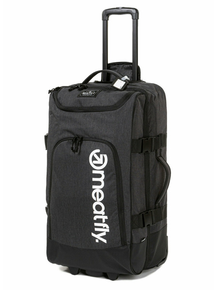Meatfly Meatfly Contin Heather Charcoal/Black bőrönd | Fekete | Térfogat 100 L