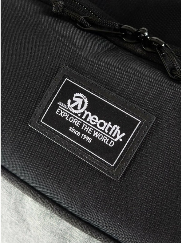 Meatfly Meatfly Contin Grey Heather bőrönd | Fekete | Térfogat 100 L