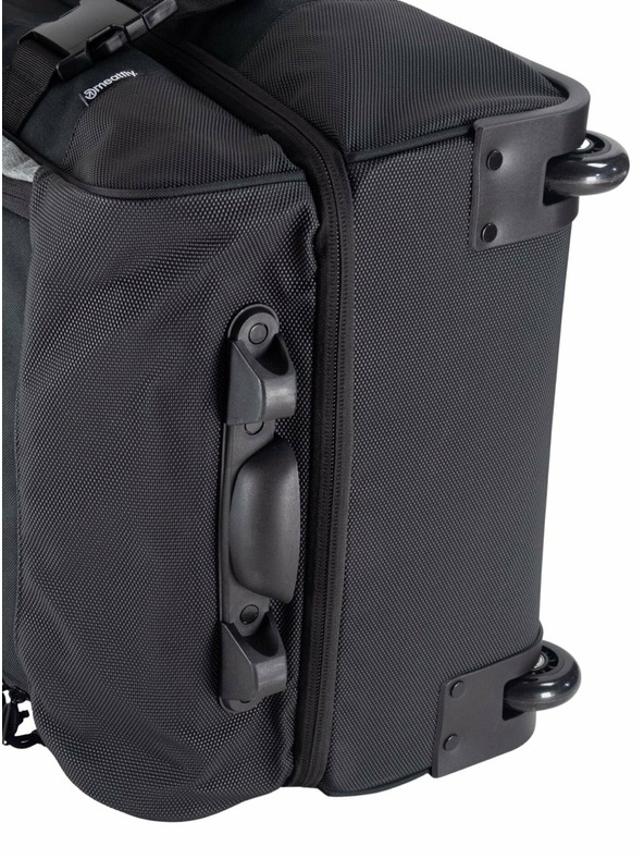 Meatfly Meatfly Contin Grey Heather bőrönd | Fekete | Térfogat 100 L