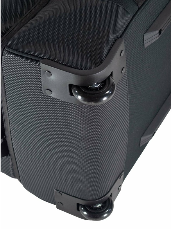 Meatfly Meatfly Contin Grey Heather bőrönd | Fekete | Térfogat 100 L