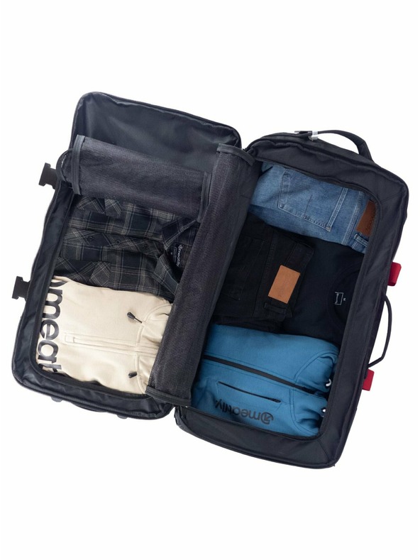 Meatfly Meatfly Contin Morph Black bőrönd | Fekete | Térfogat 100 L