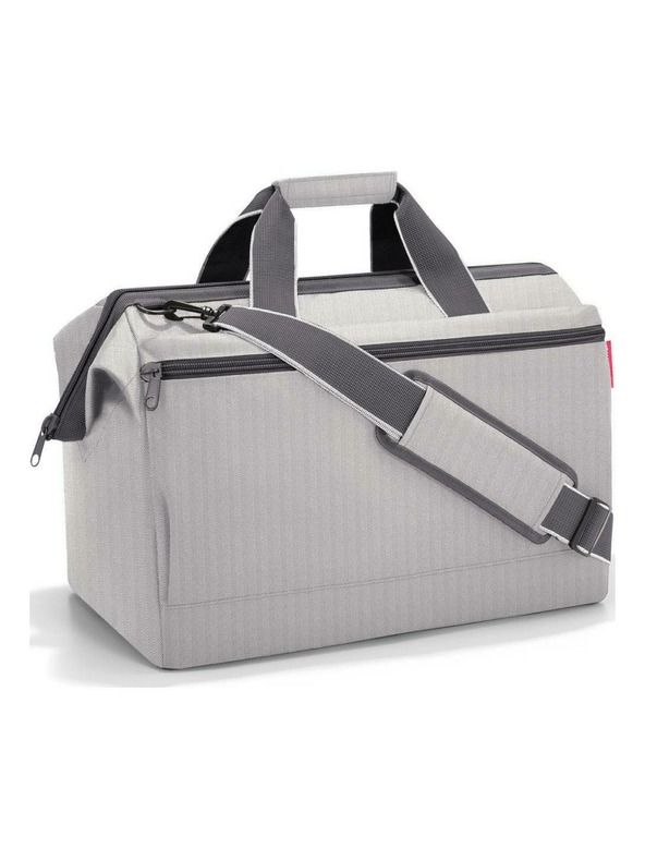 Reisenthel Reisenthel Allrounder L Pocket Herringbone szürke utazótáska Reisenthel Allrounder L Pocket Herringbone szürke