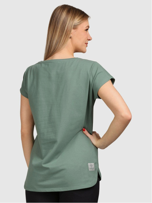 Kilpi Női pamut póló Kilpi NELLIM-W Khaki