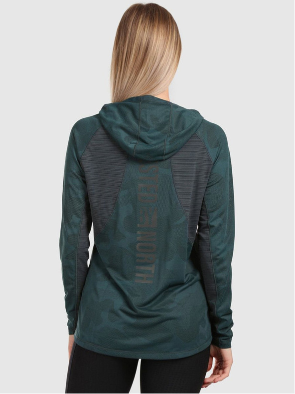 Kilpi Kilpi Női futó melegítőfelső AILEEN-W Sötétzöld