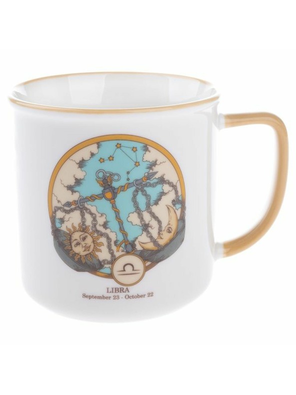 Casa de Engel Porcelán bögre, Csillagjegy - Mérleg, 460ml, 6/36