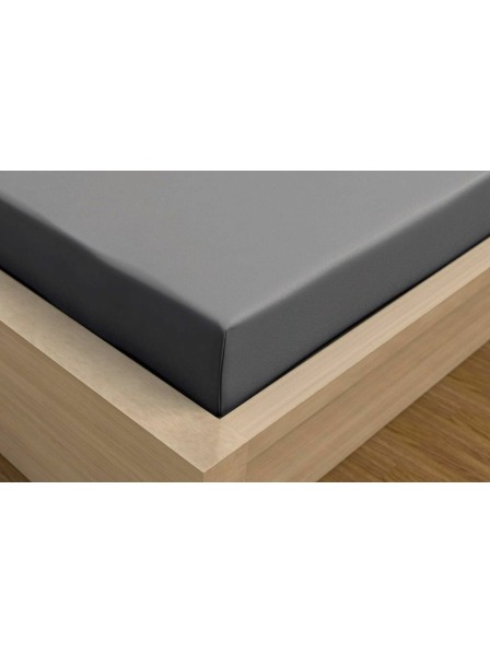 Kvalitex Jersey lepedő lycra-val 220x200cm sötétszürke Kvalitex Kvalitex