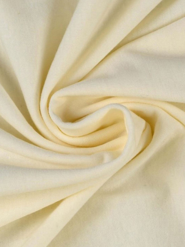 Kvalitex Jersey egyszemélyes lepedő 140x200cm törtfehér