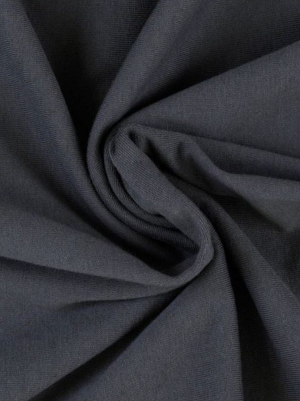 Kvalitex Jersey lepedő franciaágy 180x200cm sötétszürke