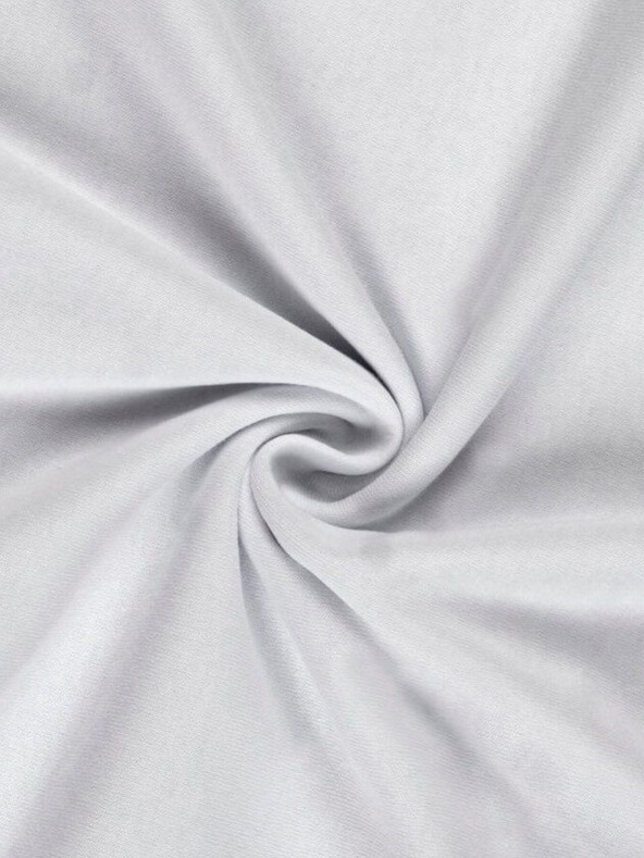 Kvalitex Jersey lepedő kétszemélyes 180x200cm fehér Kvalitex