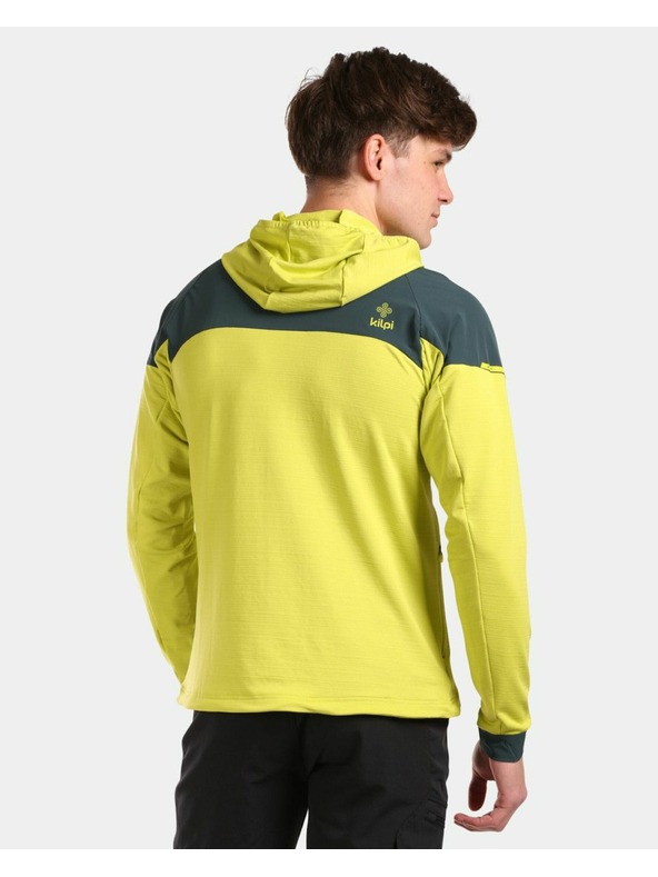 Kilpi Férfi Stretch kapucnis pulóver Kilpi MEMPHIS-M Világoszöld