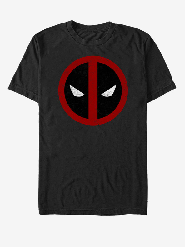 ZOOT.Fan Fekete unisex póló Marvel DeadPool Straight Away