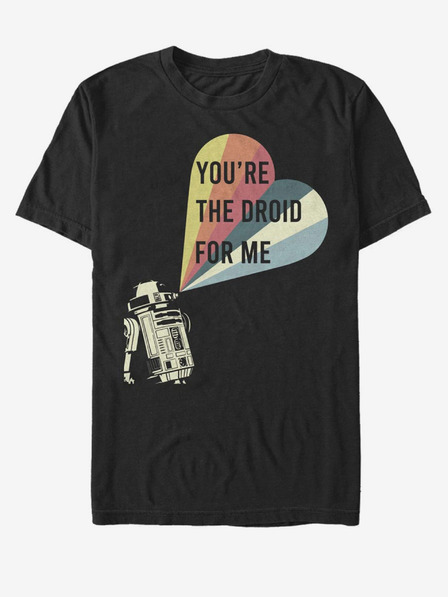 ZOOT.Fan Fekete unisex póló Star Wars Droid For Me