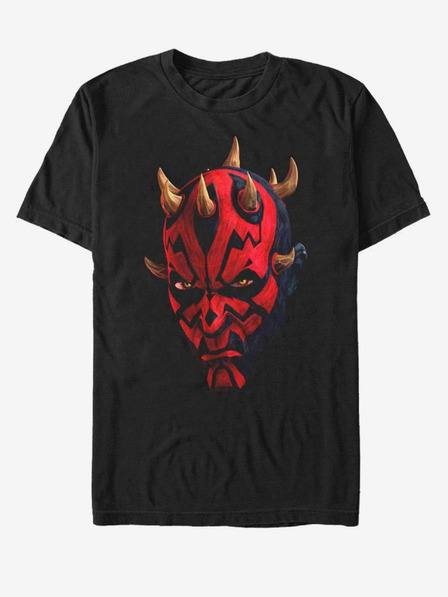 ZOOT.Fan Fekete unisex póló Star Wars Maul Face