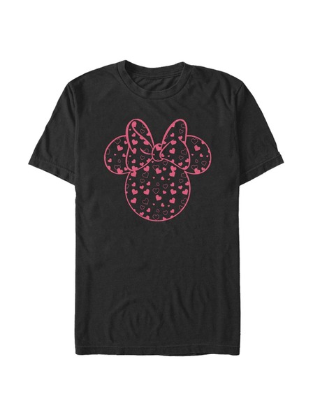 ZOOT.Fan Fekete férfi Disney Minnie Hearts Fill póló