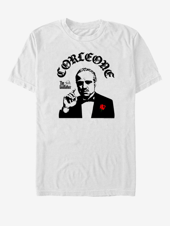ZOOT.Fan Fehér uniszex póló ZOOT.Fan Paramount Corleone Stencil