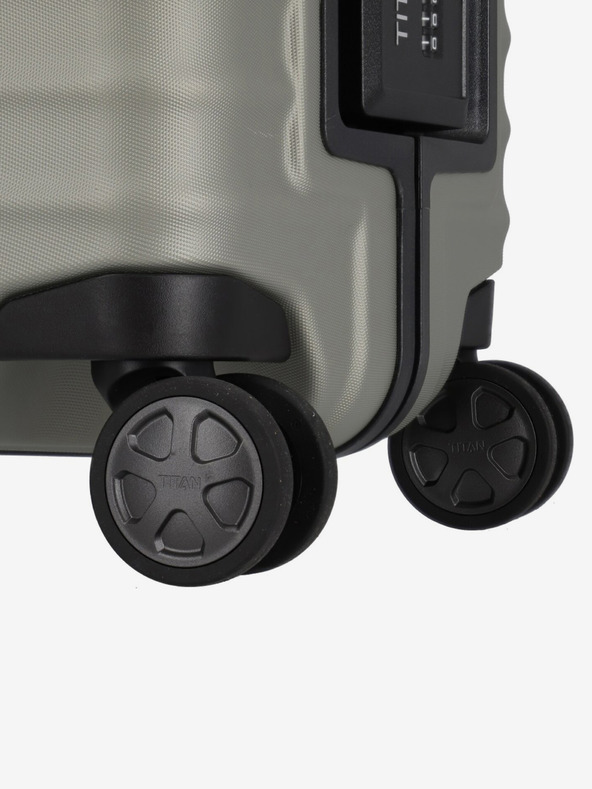 Titan Bézs utazótáska Titan Litron Frame M