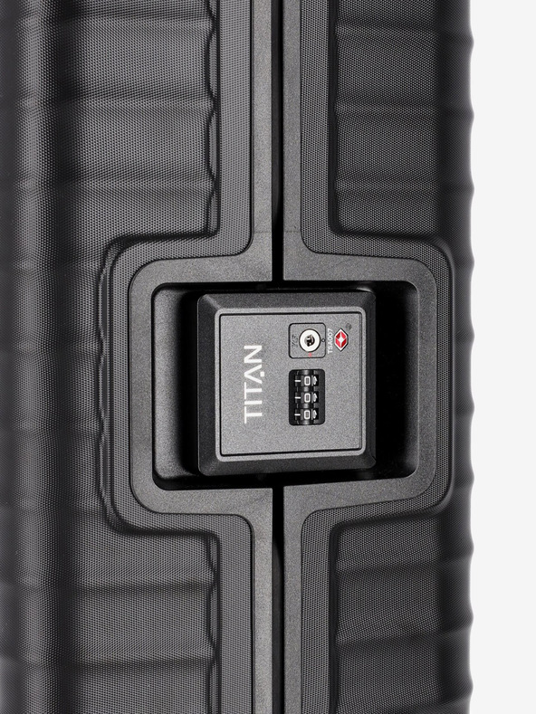 Titan Fekete utazótáska Titan Litron Frame S