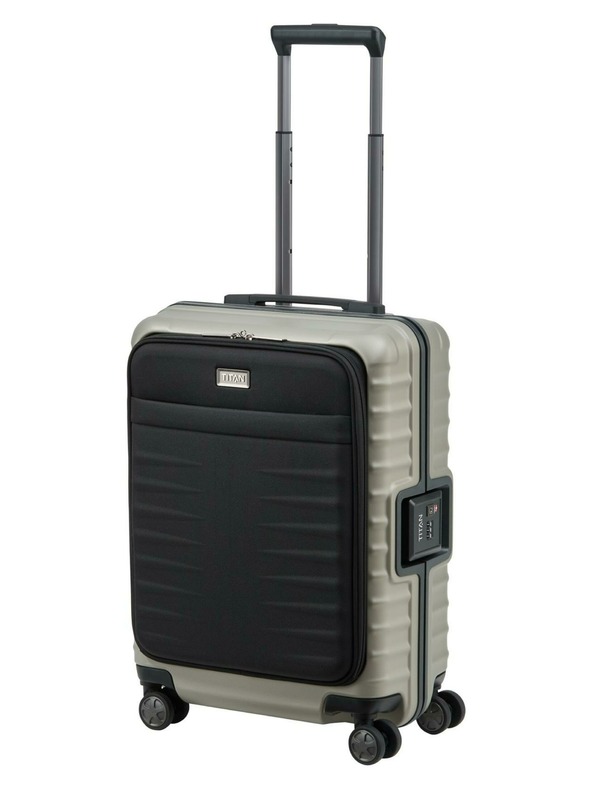 Titan Utazótáska Titan Litron Frame S első zseb Champagne