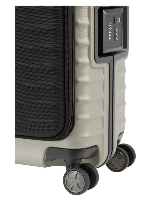 Titan Utazótáska Titan Litron Frame S első zseb Champagne