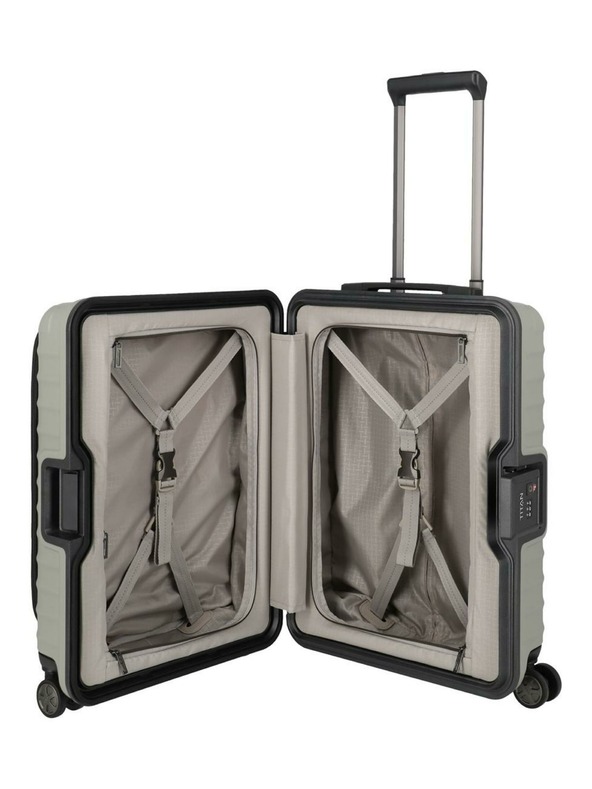 Titan Utazótáska Titan Litron Frame S első zseb Champagne