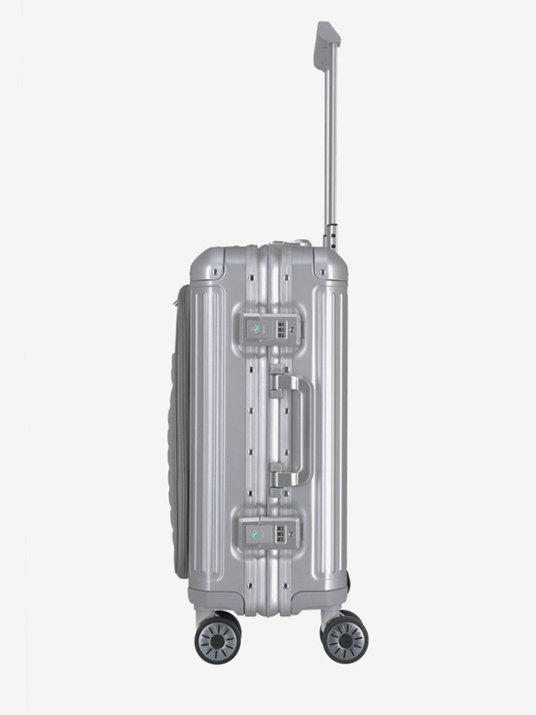 Travelite Travelite Next 4w S elülső zsebű ezüst utazótáska ezüst színben