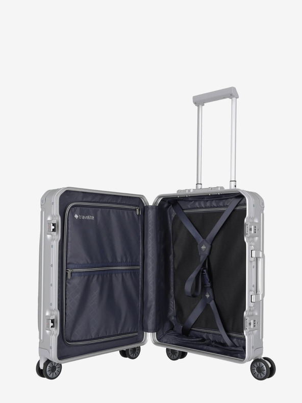 Travelite Travelite Next 4w S elülső zsebű ezüst utazótáska ezüst színben
