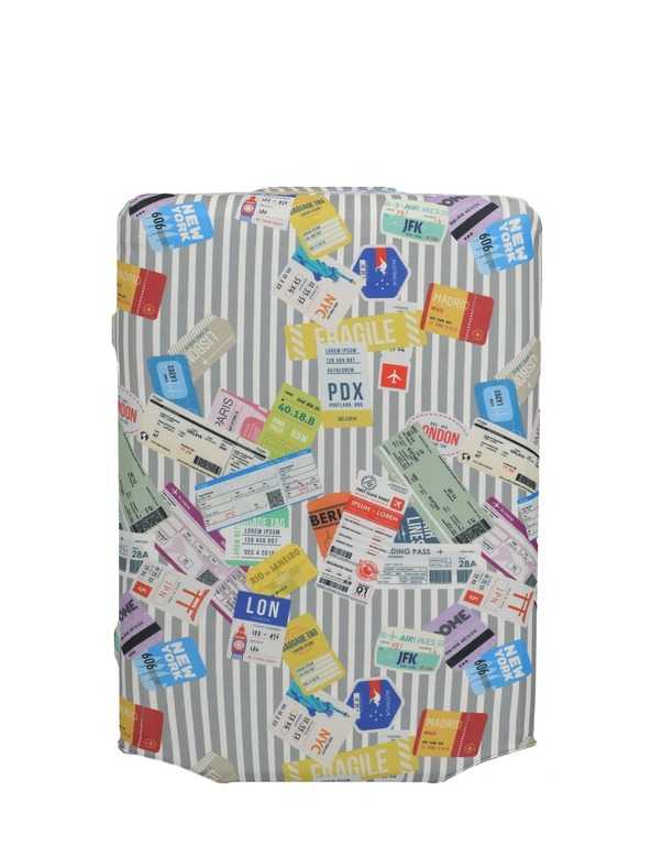 Travelite Travelite poggyászvédő huzat L méret, Jegyek minta