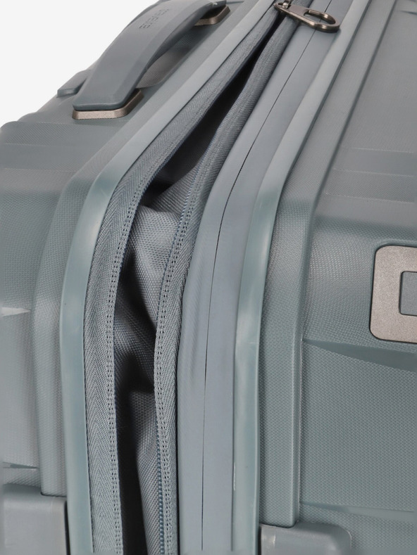 Travelite Három darabos Travelite Elvaa 4w S,M,L utazóbőrönd készlet szürkéskék színben