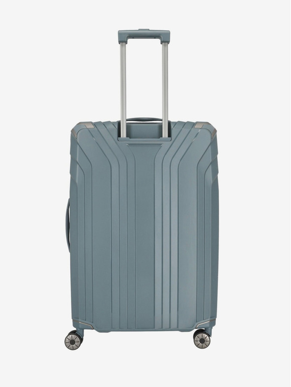 Travelite Három darabos Travelite Elvaa 4w S,M,L utazóbőrönd készlet szürkéskék színben