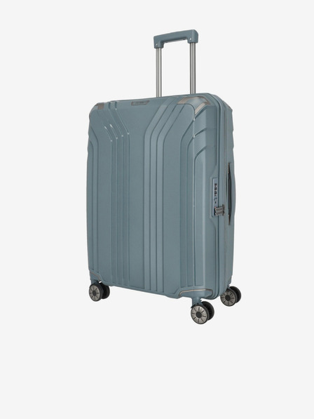 Travelite Travelite Elvaa 4w M szürkéskék utazóbőrönd Travelite Elvaa 4w M szürkéskék utazóbőrönd