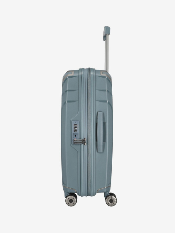 Travelite Travelite Elvaa 4w M szürkéskék utazóbőrönd Travelite Elvaa 4w M szürkéskék utazóbőrönd