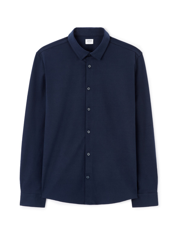Celio Sötétkék férfi Celio Lajersey ing
