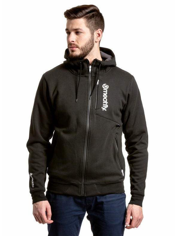 Meatfly Meatfly férfi technikai pulóver Lightyear Black | Fekete | Méret